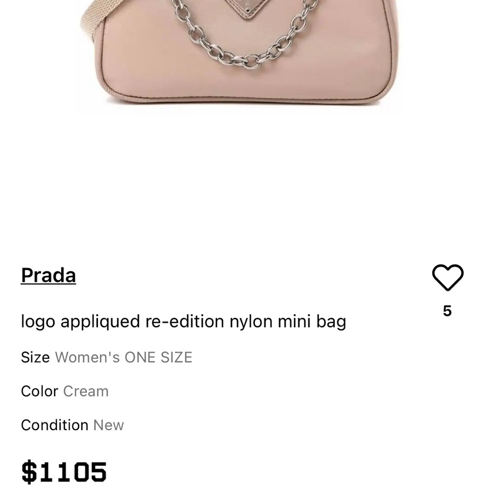 Prada Re-edition Mini Nylon bag. - Picture 2 of 6